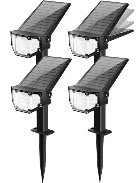 Buy Otdair Solar Landscape Spotlights, 19 LED Solar Powered Lights Outdoor IP67 Pathway Lights ...