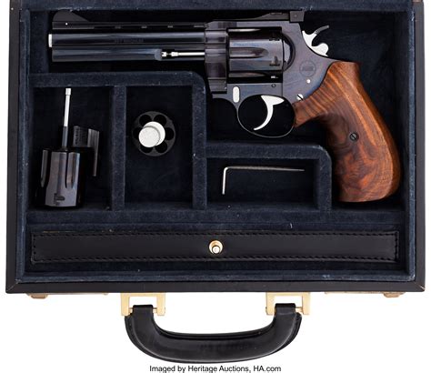 Cased Korth White Plate Special .357 Magnum Double Action Revolver | Lot #32380 | Heritage Auctions