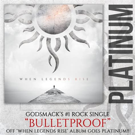 "BULLETPROOF" GOES PLATINUM! — Godsmack