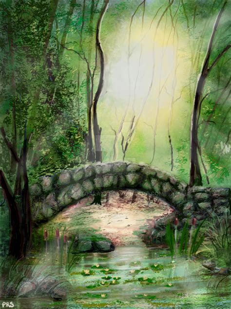 Stone bridge by artgalaxy1 on DeviantArt