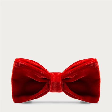 Lyst - Bally Velvet Bow Tie Men's Velvet Bow Tie In Red Dark in Red for Men