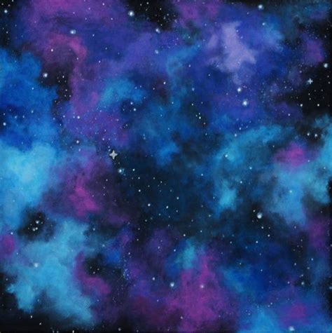 Light Blue Galaxy Painting | Etsy | Galaxy painting, Galaxy painting acrylic, Painting