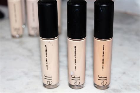 ELF 16 Hr Camo Concealer Review & Swatches - 18 Shades