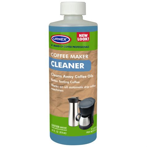 URNEX, Bottle, 14 oz Container Size, Coffee Equipment Cleaning Liquid ...