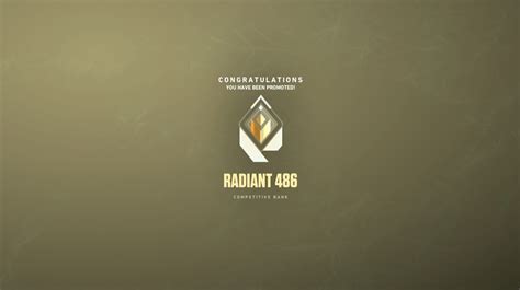 Radiant Rank Up Screen : r/VALORANT