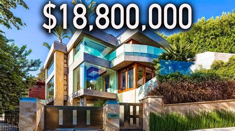 Touring an $18,800,000 Beverly Hills Modern Mansion with a Rooftop Pool ...