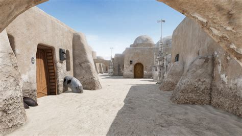 Star Wars concept art of Tatooine Street, by Eugene Wong. #starwars # ...