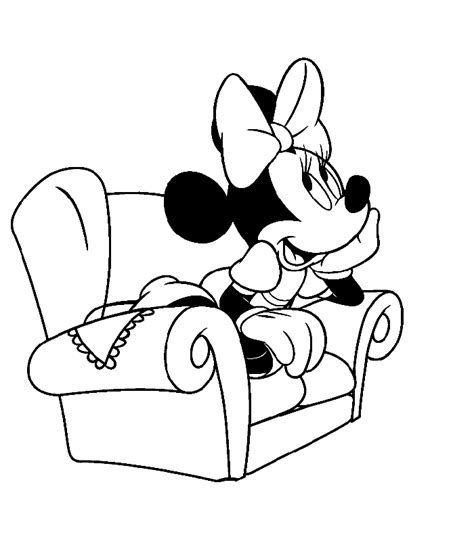 Minnie mouse Coloring Pages - Coloringpages1001.com