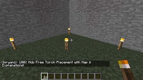 100% Mob Free Torch Placement Minecraft Blog