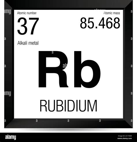 Atomic number 37 Black and White Stock Photos & Images - Alamy