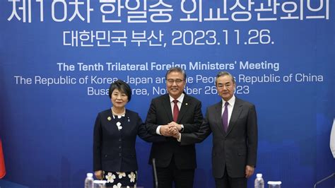 South Korea, Japan and China meet to restart trilateral summit, revive ...