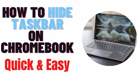 how to hide taskbar on chromebook,how to unhide taskbar on chromebook - YouTube