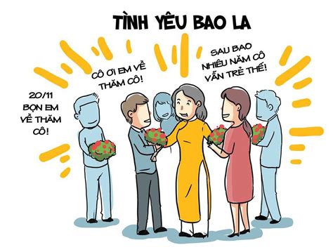 Hình ảnh thầy cô giáo đẹp nhất | Art gallery, 20-11, Comics