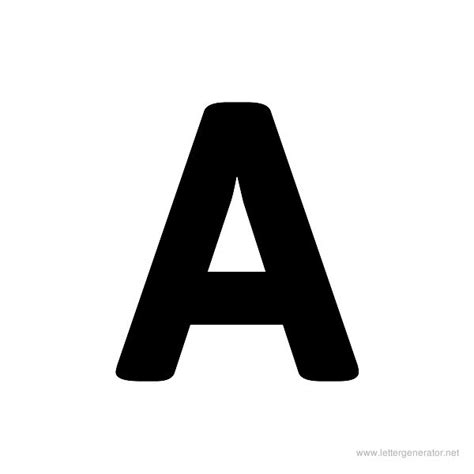 Bold Alphabet Gallery - Free Printable Alphabets | LETTER GENERATOR NET