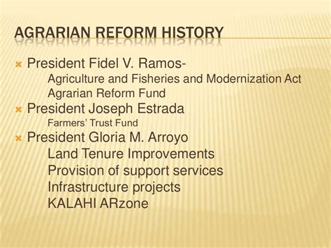 Agrarian reform