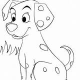 Funny Polkadot Puppy Dog coloring Page  Mitraland sketch template