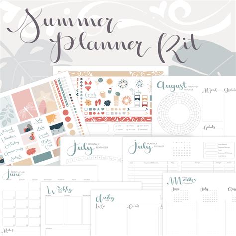 Sticker Planner Kit: For The New Year - MixyDesign