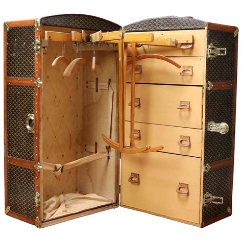 1920s Goyard Wardrobe Trunk, Goyard Paris at 1stdibs