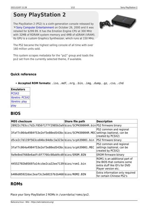 (PDF) Sony PlayStation 2 - Batocera - DOKUMEN.TIPS