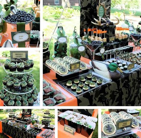 Hunting Celebration of Life Memorial Party Ideas | Photo 9 of 18 | Hunting birthday party ...