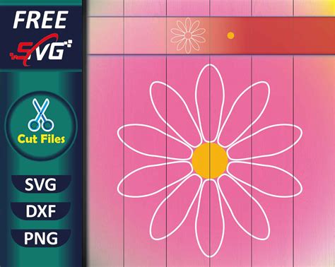 daisy outline SVG Free - Free SVG Files