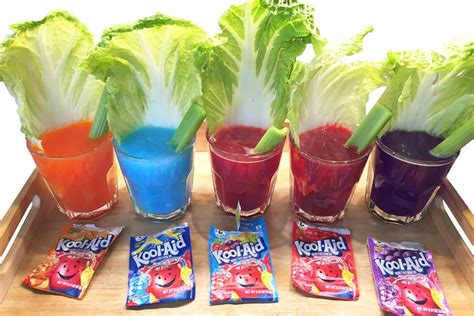 KOOL-AID Capillary Action Experiment | Recipe | Kool aid, Rainbow food, Kid friendly meals