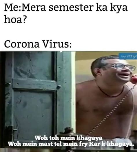 When A Student Asks Coronavirus About His College Semester