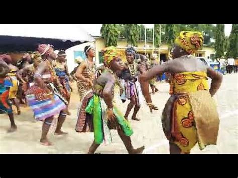 ANSECO@60: Students go traditional; dance Agbadza to traditional tunes - YouTube