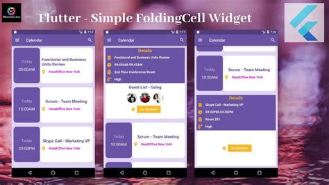 Flutter Tutorial - Flutter Simple FoldingCell Widget (Layout Creation) - YouTube