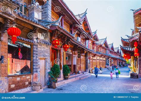 Lijiang, China - March 12, 2015: Lijiang Old Town Dayan, Biggest and Very Famous Ancient Town in ...