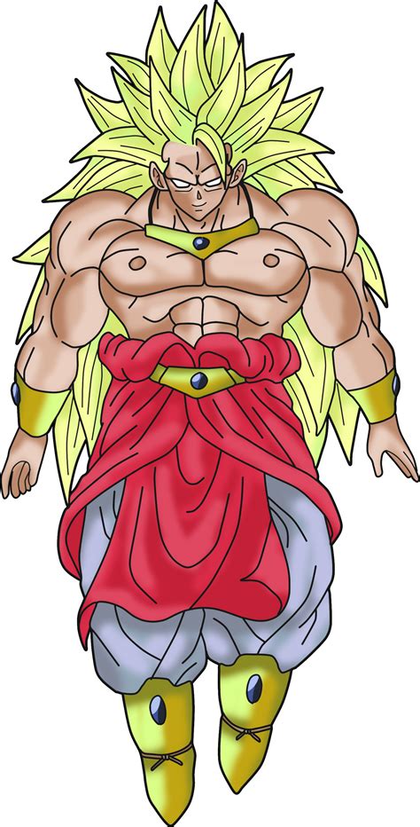 SSJ3 Broly by Leechyox on DeviantArt