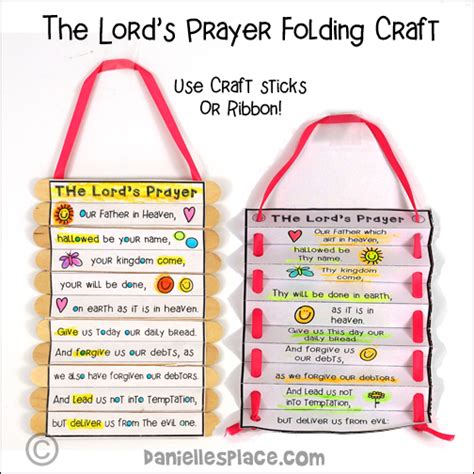 The lord's prayer kids bible craft - vfefashion