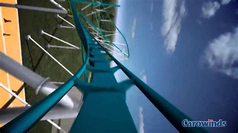 Carowinds Fury 325 POV On Ride Animation Roller Coaster New For 2015 ...