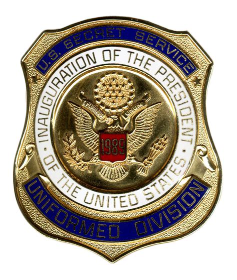 Lot Detail - Secret Service Badge for George H.W. Bush's 1989 Inauguration