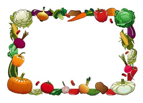 Vegetable Border Designs