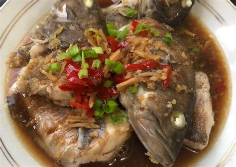 Resep Ikan kerapu steam Hongkong oleh Pramudita Nur Rahma - Cookpad