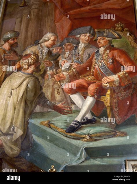 Charles III (1716-1788). King of Spain. Peace between the spanish king ...