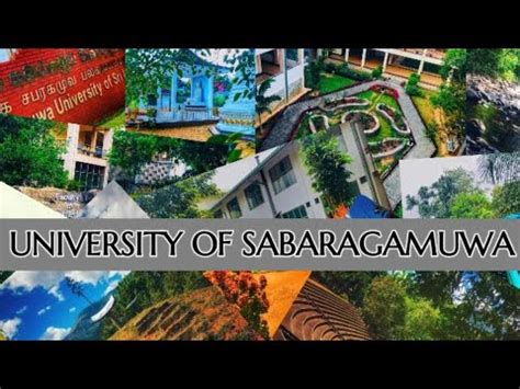 Sabaragamuwa University of Sri lanka ( Sabra ) - YouTube