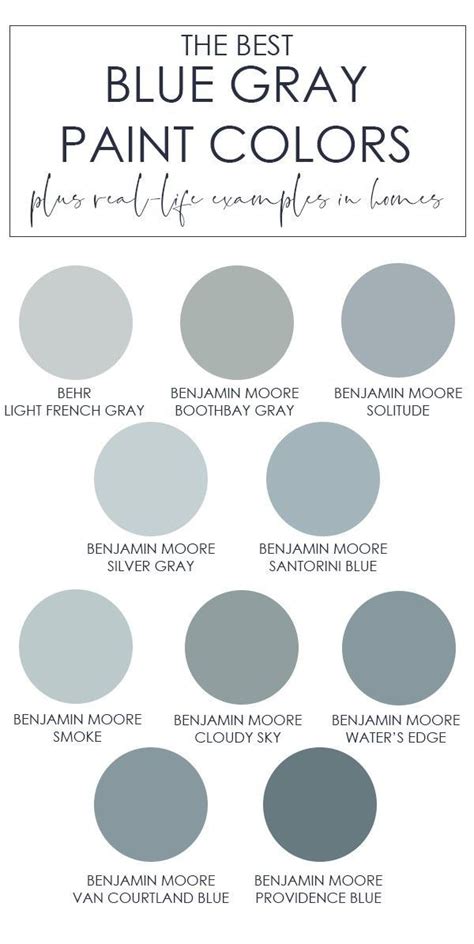 Love Benjamin Moore smoke #BluePaintedBathroomDesign | Blue gray paint, Blue gray paint colors ...