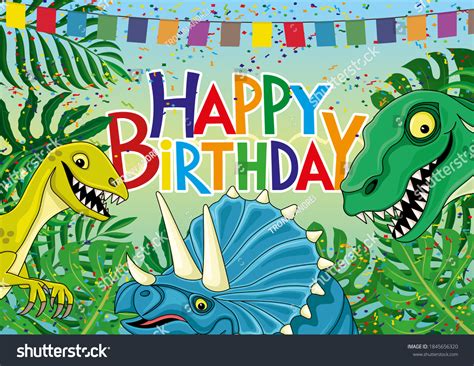 2,179 Dinosaur Birthday Banner Images, Stock Photos & Vectors | Shutterstock