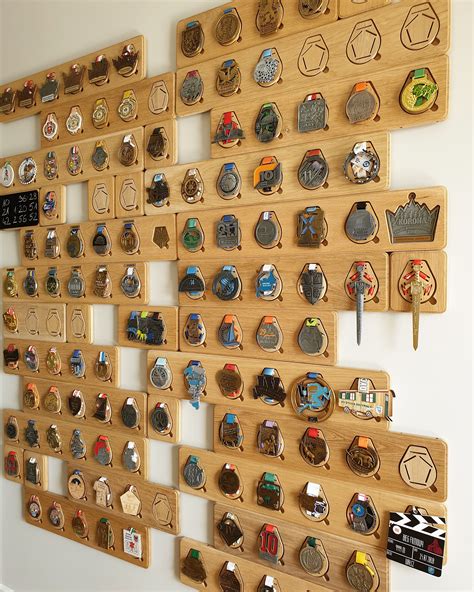Riqqon Wall | Medal display, Medal display diy, Running medal display