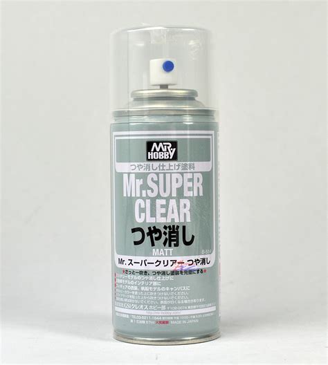 MR HOBBY ACRYLIC SPRAY 170ml SUPER CLEAR FLAT MATT B514 | eBay