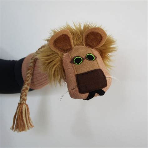 Lovable Lion Sock Puppet Professionally Sewn Handmade to - Etsy | Sock ...