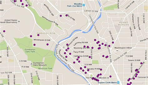 Embassy Row in Washington, DC: A Map and Directions