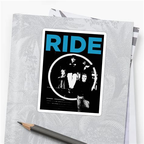 "Ride - band T shirt (1992)" Stickers by Shirts and Sharts | Redbubble