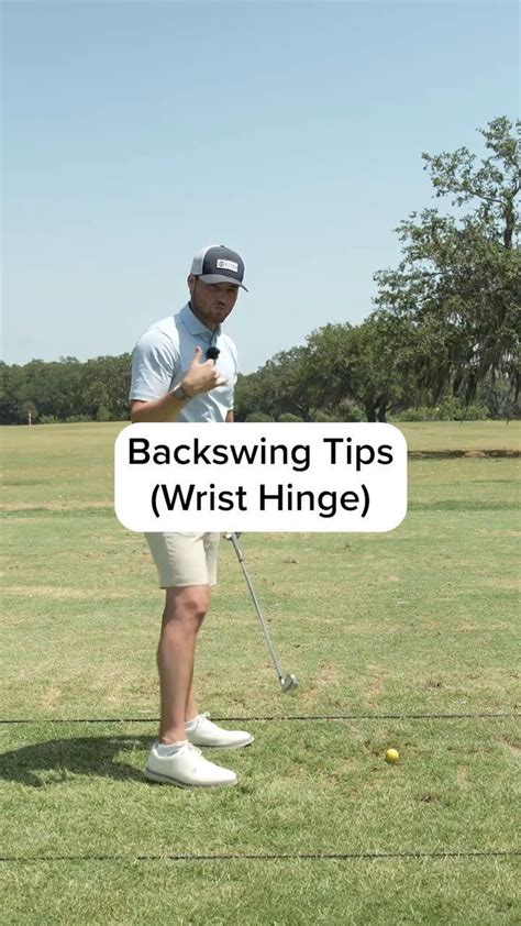 Backswing Tips (Wrist Hinge) [Video] in 2024 | Golf lessons, Golf tips ...