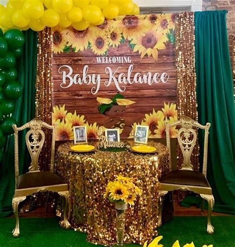 Sunflower Baby Shower Theme – Baby Shower Ideas 4U