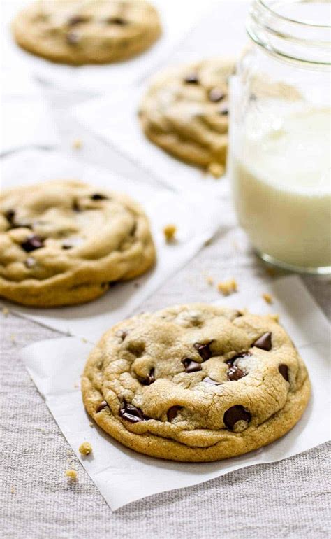 The Best Soft Chocolate Chip Cookies Recipe - Pinch of Yum