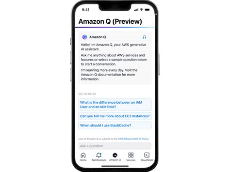 Generative AI Powered Assistant for AWS - Amazon Q for AWS - AWS