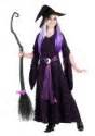 Girls Purple Moon Witch Costume